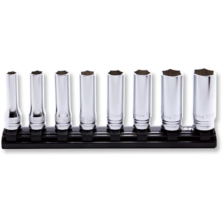 【CAINZ-DASH】山下工業研究所 Z-EAL6角ディープソケットレールセット 8ヶ組 RS3300MZ/8【別送品】