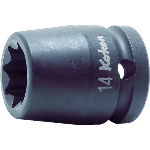 【CAINZ-DASH】山下工業研究所 １２．７ｍｍ差込　インパクト２重４角ソケット　１８ｍｍ 14415M-18【別送品】