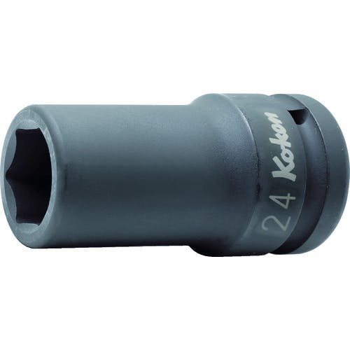 【CAINZ-DASH】山下工業研究所 薄肉インパクトセミディープソケット　対辺２４　差込角１９．０全長７５ 16301X-24【別送品】