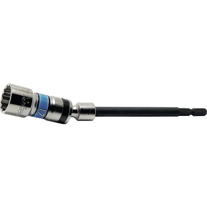 【CAINZ-DASH】山下工業研究所 電動ドライバー用ロングユニバーサルソケット 17mm BD011N-17【別送品】