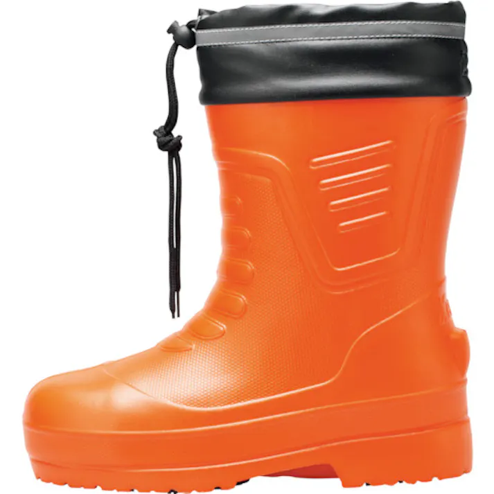【CAINZ-DASH】ジーベック EVAショート丈防寒長靴85715-82-4L オレンジ 85715-82-4L【別送品】