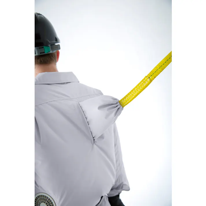 【CAINZ-DASH】ジーベック 綿薄手現場服ヘリンボンフルハーネス仕様空調服XE98102-62-3L アーミーグリーン XE98102-62-3L【別送品】