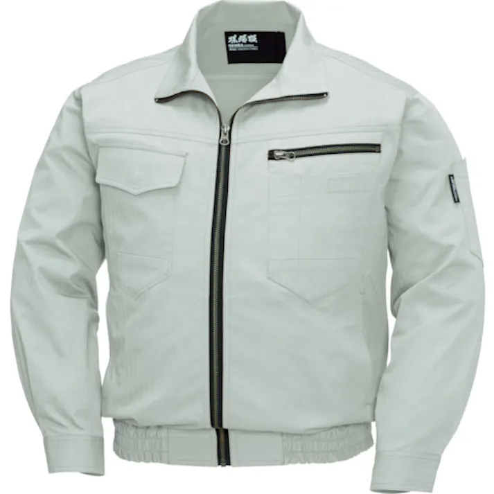【CAINZ-DASH】ジーベック 綿薄手現場服ヘリンボン空調服XE98002-39-5L サンドベージュ XE98002-39-5L【別送品】