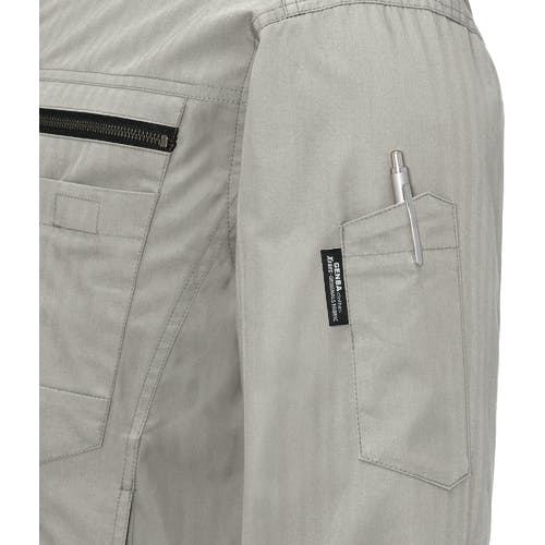 CAINZ-DASH】ジーベック 綿薄手現場服ヘリンボン空調服XE98002