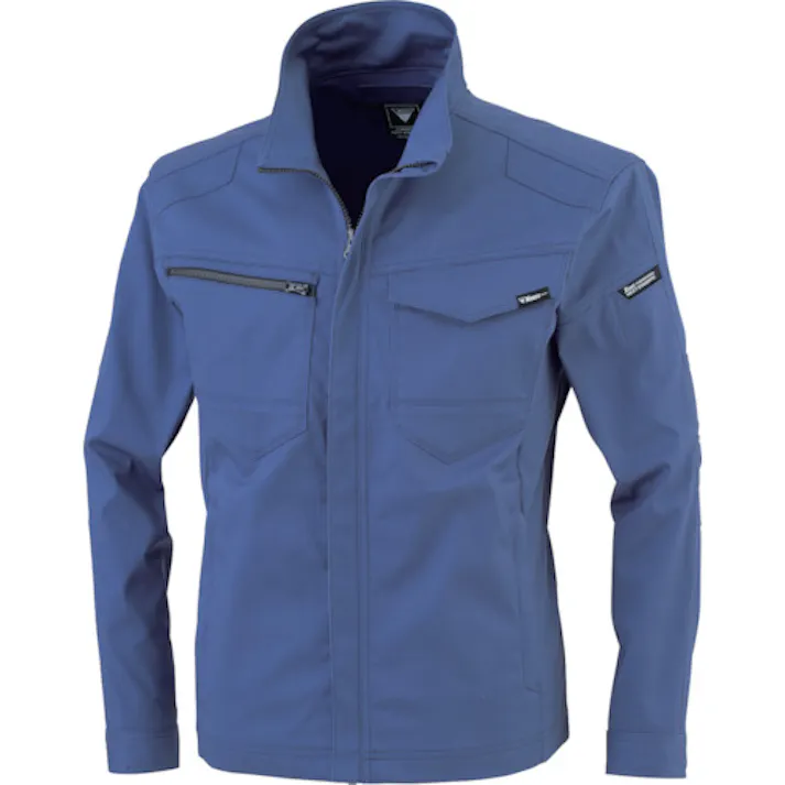 【CAINZ-DASH】ジーベック 長袖ブルゾン1721-40-4L ブルー 1721-40-4L【別送品】