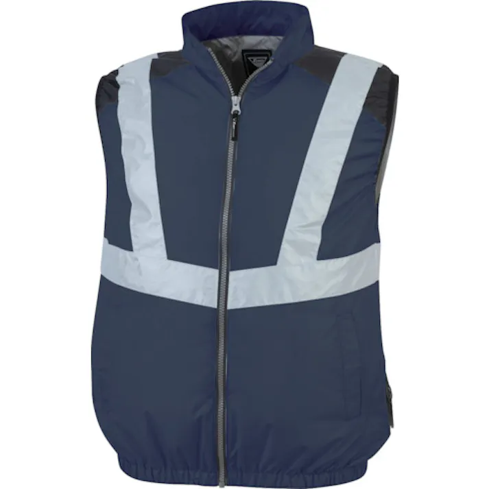 【CAINZ-DASH】ジーベック 空調服ベストXE98025-19-L ディープネイビー XE98025-19-L【別送品】