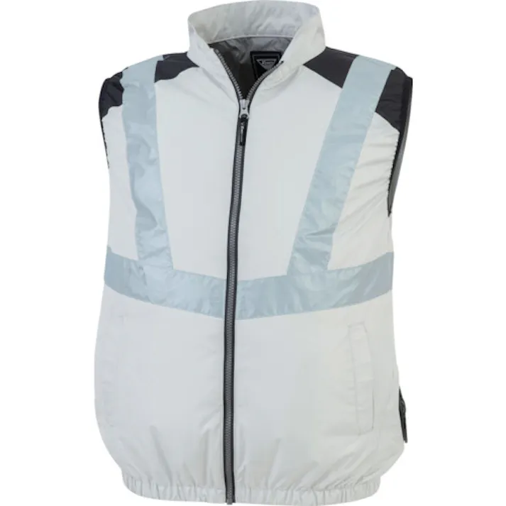 【CAINZ-DASH】ジーベック 空調服ベストXE98025-22-4L シルバーグレー XE98025-22-4L【別送品】