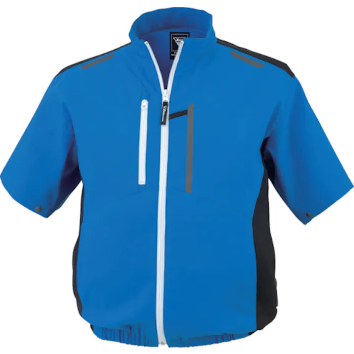 【CAINZ-DASH】ジーベック 空調服制電半袖ブルゾンXE98027-40-3L ブルー XE98027-40-3L【別送品】