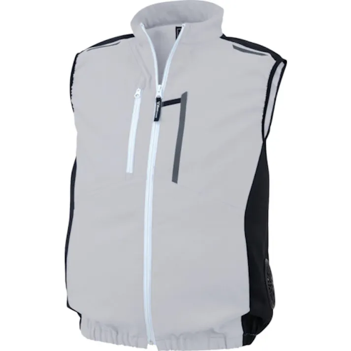 【CAINZ-DASH】ジーベック 空調服制電ベスト XE98028-22-4L シルバーグレー XE98028-22-4L【別送品】