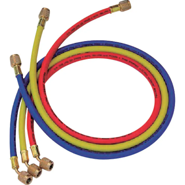 【CAINZ-DASH】YELLOW JACKET社 R407C等用チャージングホースプラス2 152cm 3本パック Y21985【別送品】