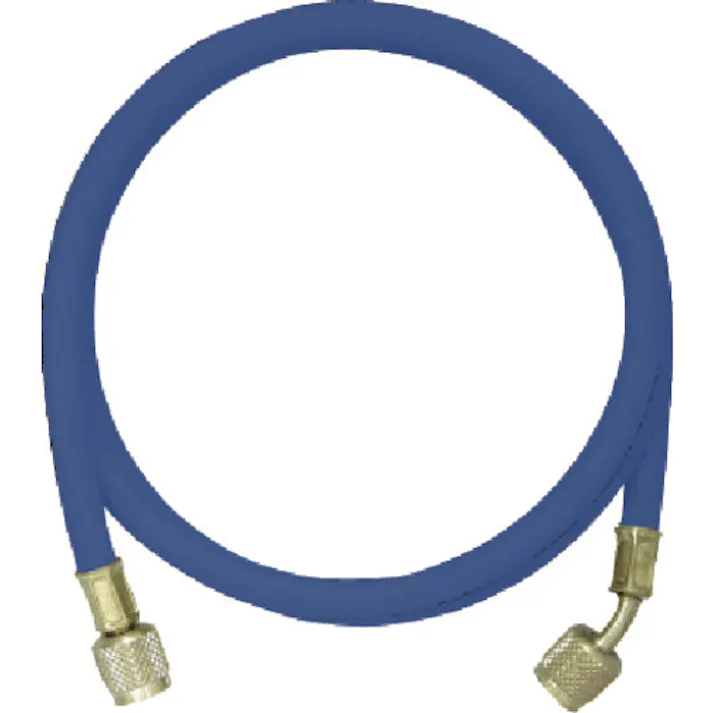 【CAINZ-DASH】YELLOW JACKET社 R410A用チャージングホースプラス2 152cm 青 Y21525【別送品】