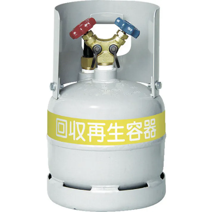 【CAINZ-DASH】アサダ フロン回収ボンベ フロートセンサー付 6L 無記名 TF090【別送品】