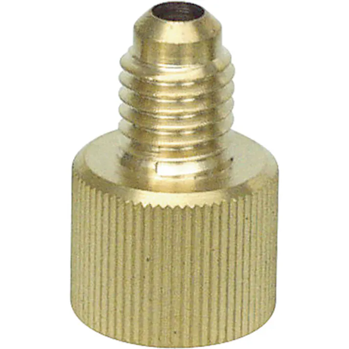 【CAINZ-DASH】アサダ カーエアコン用異径アダプタ 1/4 メス×M10オス 手締めタイプ Y06101K【別送品】