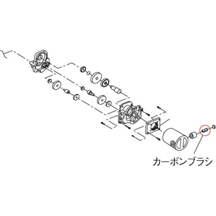 【CAINZ-DASH】アサダ カーボンブラシ　ビーバー２５・パイプソー１６５Ｓ用 70819【別送品】