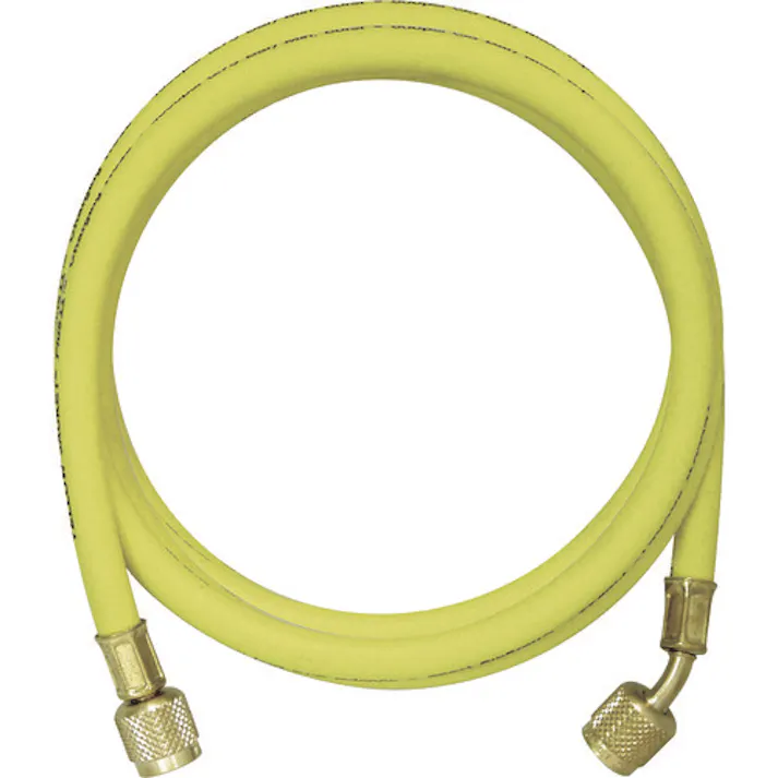 【CAINZ-DASH】YELLOW JACKET社 1/4”接続3/8 チャージングホースプラス2 152cm 黄 Y20460【別送品】