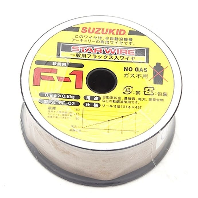 ノンガスワイヤー軟鋼用ＰＦ02 0.9×0.8ｋｇ