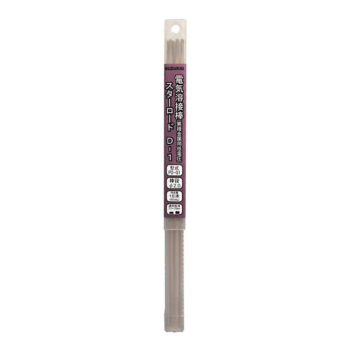 スター電器製造(SUZUKID) 低電圧異種金属用溶接棒 スターロードD1 2.0φ×200g PD-01