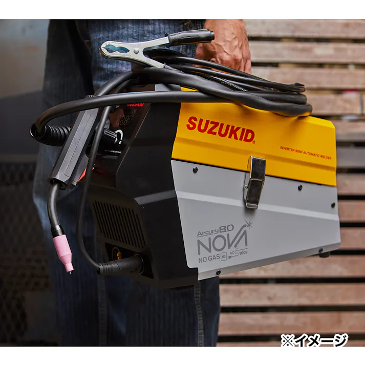スズキッド(SUZUKID) 半自動溶接機 アーキュリー 80NOVA 100V直流 SAYI-80N
