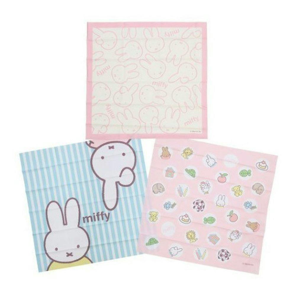 miffy ミッフィー メリリー ハンカチ/ランチクロス 3枚組
