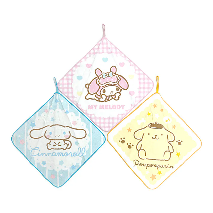 ループタオル サンリオ キューティ 3枚組