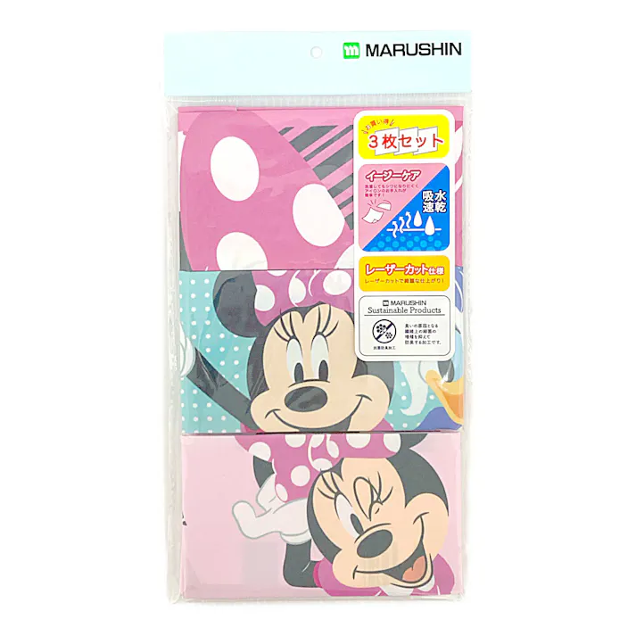 ランチーフ ミニー ポップ 3枚組