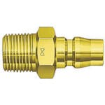 日東工器 真ちゅう製ハイカプラ(めねじ取付用プラグ) 相手側Rc1/2 1.5Mpa(00208) 40PM BRASS 金属カップリング 日東工器 真ちゅう製ハイカプラ(めねじ取付用プラグ) 相手側Rc1/2 1.5Mpa(00208) 40PM BRASS 金属カップリング
