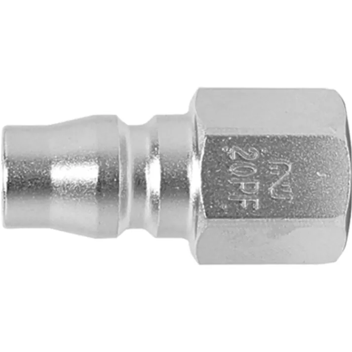 【CAINZ-DASH】日東工器 ハイカプラ 鋼鉄製(おねじ取付用プラグ)相手側R1/4 耐圧力2.0Mpa(00283) 20PF STEEL 【別送品】