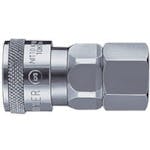 日東工器 ハイカプラ 鋼鉄製 ニトリルゴムNBR(SG)(おねじ取付用ソケット)相手側R3/8 耐圧力2.0Mpa(00306) 30SF STEEL NBR 金属カップリング(おねじ取付) 日東工器 ハイカプラ 鋼鉄製 ニトリルゴムNBR(SG)(おねじ取付用ソケット)相手側R3/8 耐圧力2.0Mpa(00306) 30SF STEEL NBR 金属カップリング(おねじ取付)