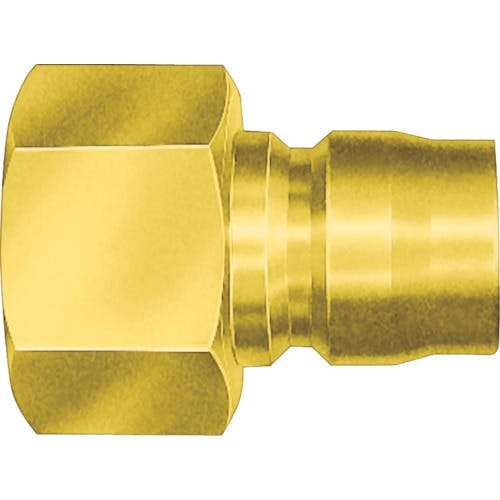 日東工器 TSPカプラ 真ちゅう製(おねじ取付用プラグ) 相手側R1/8(00563) 1TPF BRASS 金属カップリング 日東工器 TSPカプラ 真ちゅう製(おねじ取付用プラグ) 相手側R1/8(00563) 1TPF BRASS 金属カップリング