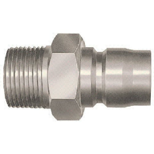 日東工器 TSPカプラ 鋼鉄製(めねじ取付用プラグ) 相手側Rc1/2(00811) 4TPM STEEL 金属カップリング(めねじ取付) 日東工器 TSPカプラ 鋼鉄製(めねじ取付用プラグ) 相手側Rc1/2(00811) 4TPM STEEL 金属カップリング(めねじ取付)