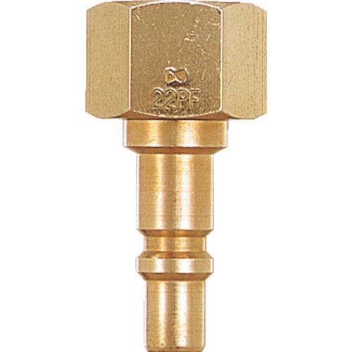 日東工器 ミニカプラ酸素用22PF(01176) 22PF BRASS ガス溶断用継手 日東工器 ミニカプラ酸素用22PF(01176) 22PF BRASS ガス溶断用継手