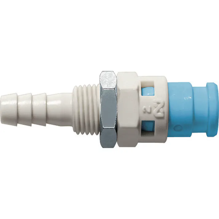 【CAINZ-DASH】日東工器 キューブカプラ相手側取付サイズ内径φ4チューブ(65239) SPC-04PHB-BLU POM【別送品】