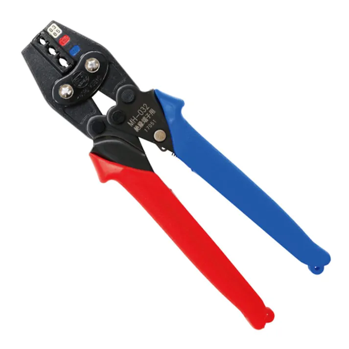 圧着工具 絶縁被覆付圧着端子・スリーブ用 ハンドプレス MH-032