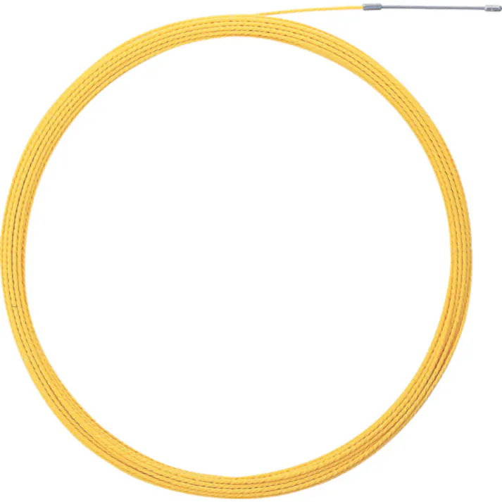 【CAINZ-DASH】マーベル 呼線 入線工具スネークライン 全長50m 線径5.0mm イエロー MW-550S【別送品】