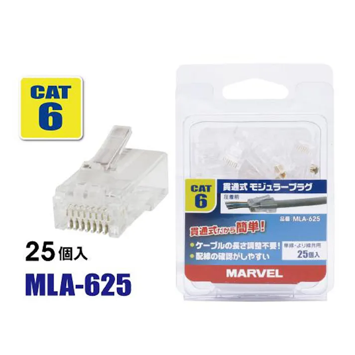 貫通式モジュラープラグ MLA-625