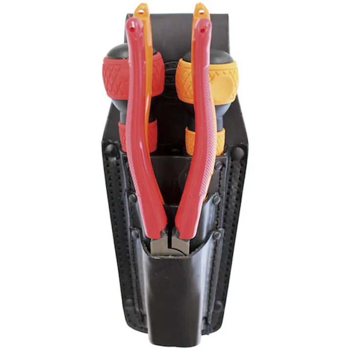 【CAINZ-DASH】マーベル WAIST GEAR(ペンチ2段・ドライバーホルダー)ブラック MDP-39XB【別送品】