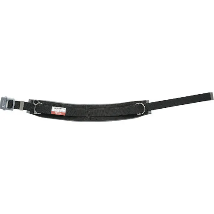 【CAINZ-DASH】マーベル ワークポジショニング用ベルト(スライドバックル)黒 D環1個・O付角環1個付 湾曲タイプ MAT-100WB【別送品】