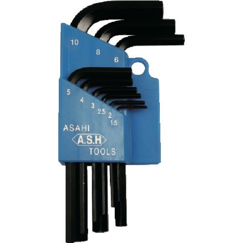 CAINZ-DASH】旭金属工業 六角棒レンチセット９本組 AWS0990【別送品