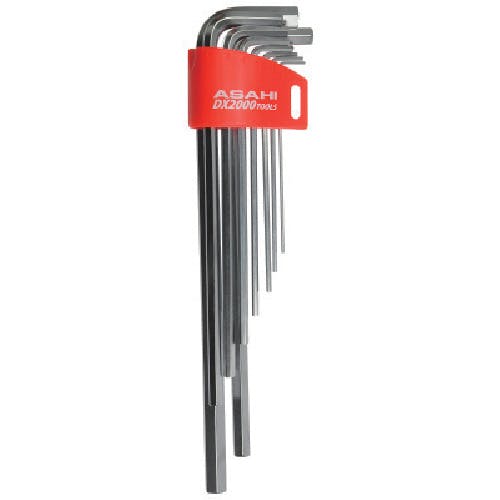旭金属工業 メッキロング六角棒レンチセット9本組 AYS0910 六角棒レンチセット 旭金属工業 メッキロング六角棒レンチセット9本組 AYS0910 六角棒レンチセット