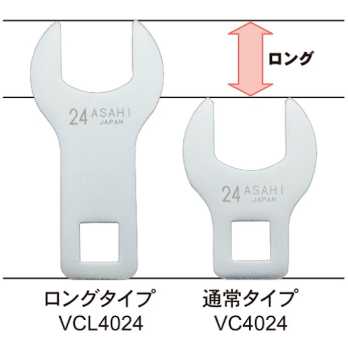 【CAINZ-DASH】旭金属工業 クローフートレンチ９．５□×２９ｍｍ VC3029【別送品】