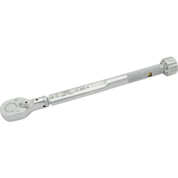 【CAINZ-DASH】旭金属工業 ラチェットヘッド付トルクレンチ5-25N.M LCQ023N【別送品】