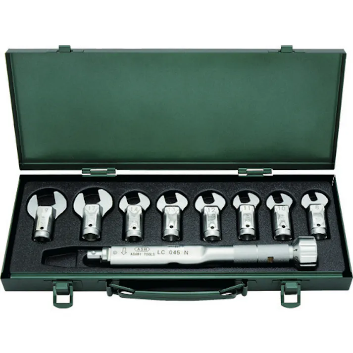 【CAINZ-DASH】旭金属工業 トルクレンチスパナヘッドセット LC045N+8-19mm LCS2000【別送品】