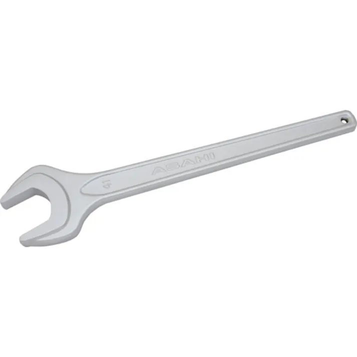 【CAINZ-DASH】旭金属工業 丸形片口スパナ強力タイプJISH(メッキ)41mm SSP0041【別送品】