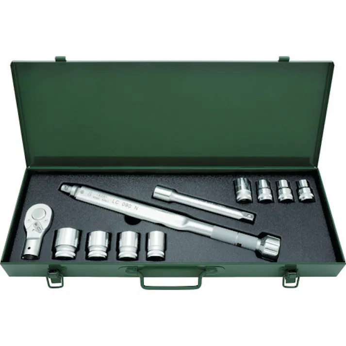 【CAINZ-DASH】旭金属工業 トルクレンチソケットセットLC090N+12-27mm LCV3000【別送品】