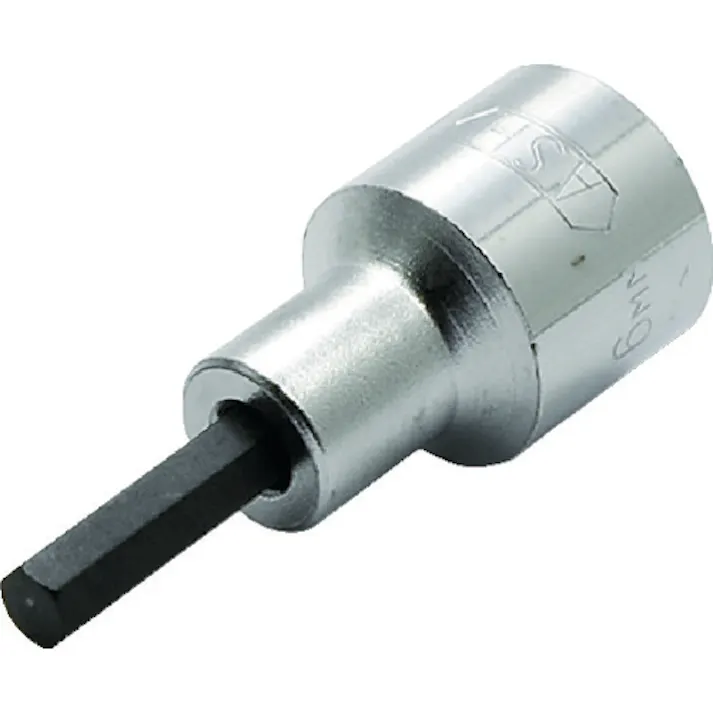 【CAINZ-DASH】旭金属工業 ソケットレンチ用ヘキサゴンソケット12.7□×6mm VX4006【別送品】