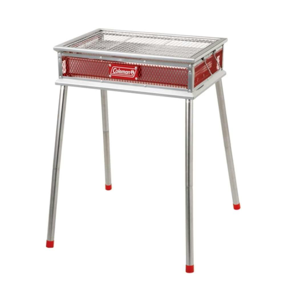 Coleman コンパクトガスグリル 赤 コールマン Coleman クールスパイダーステンレスグリル レッド