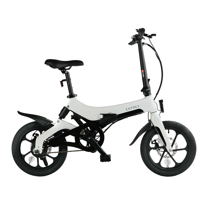 【自転車】電動アシスト自転車 E-Bike S6 eバイク 3段階 16インチ ホワイト