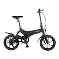 【自転車】《アントレックス》電動アシスト自転車 E-Bike S6 eバイク 3段階 16インチ マットブラック