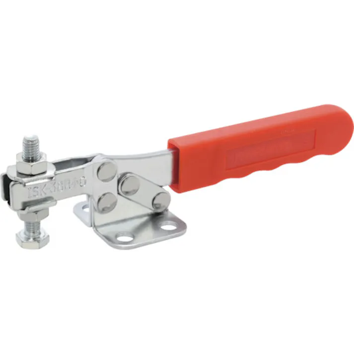 【CAINZ-DASH】育良精機 下方押え型トグルクランプ 水平ハンドル(31201) ISK-38BS0【別送品】
