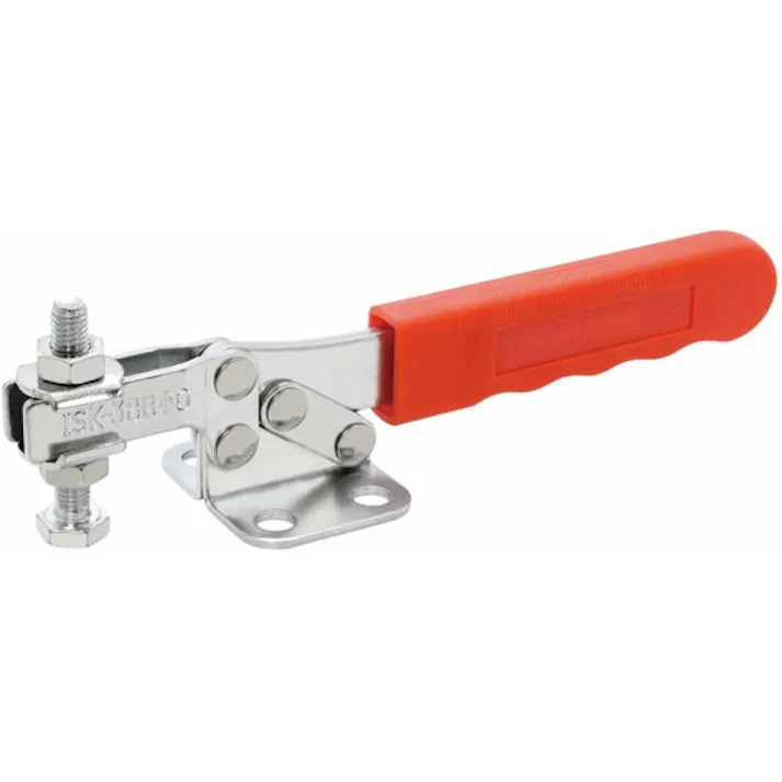 【CAINZ-DASH】育良精機 下方押え型トグルクランプ 水平ハンドル(31201) ISK-38BS0【別送品】